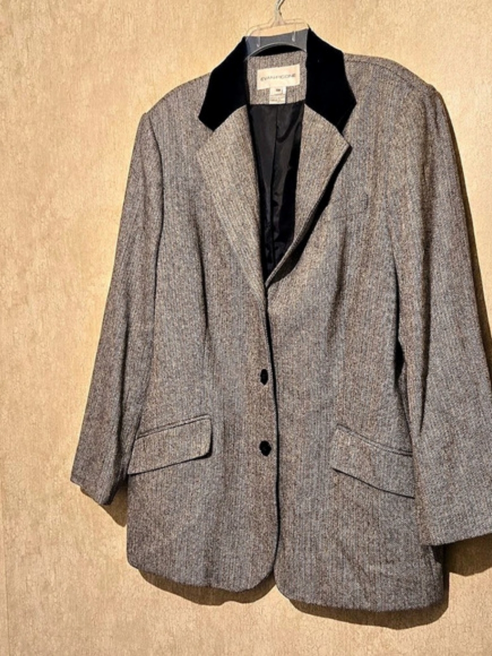 Evan-Picone Women's Chevron Blazer Size 18W Like New